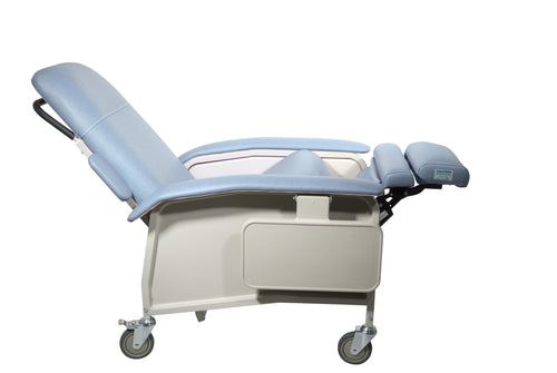 Drive Medical D577-BR Clinical Care Geri Chair Recliner, Blue Ridge